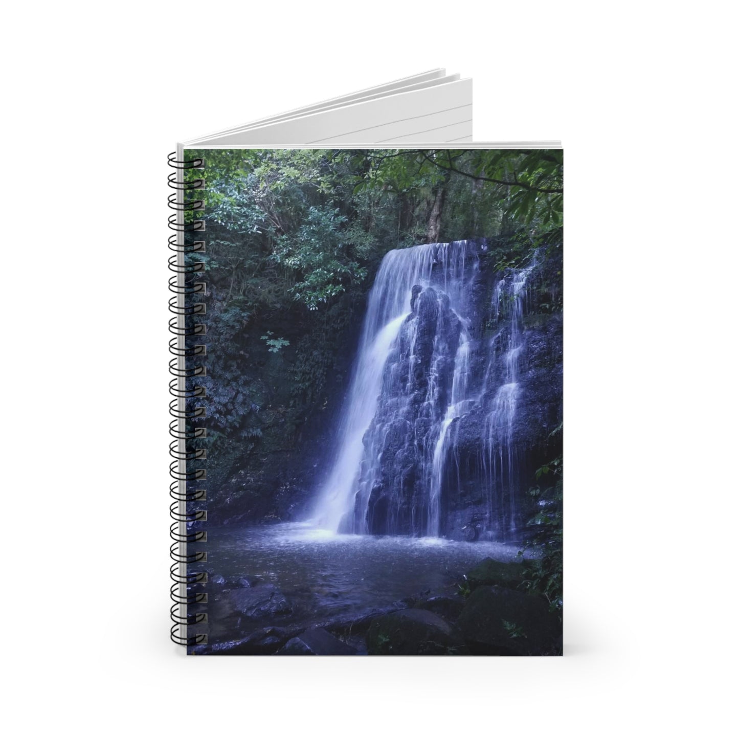 In The Wild Collection -Spiral Notebook - Waterfall