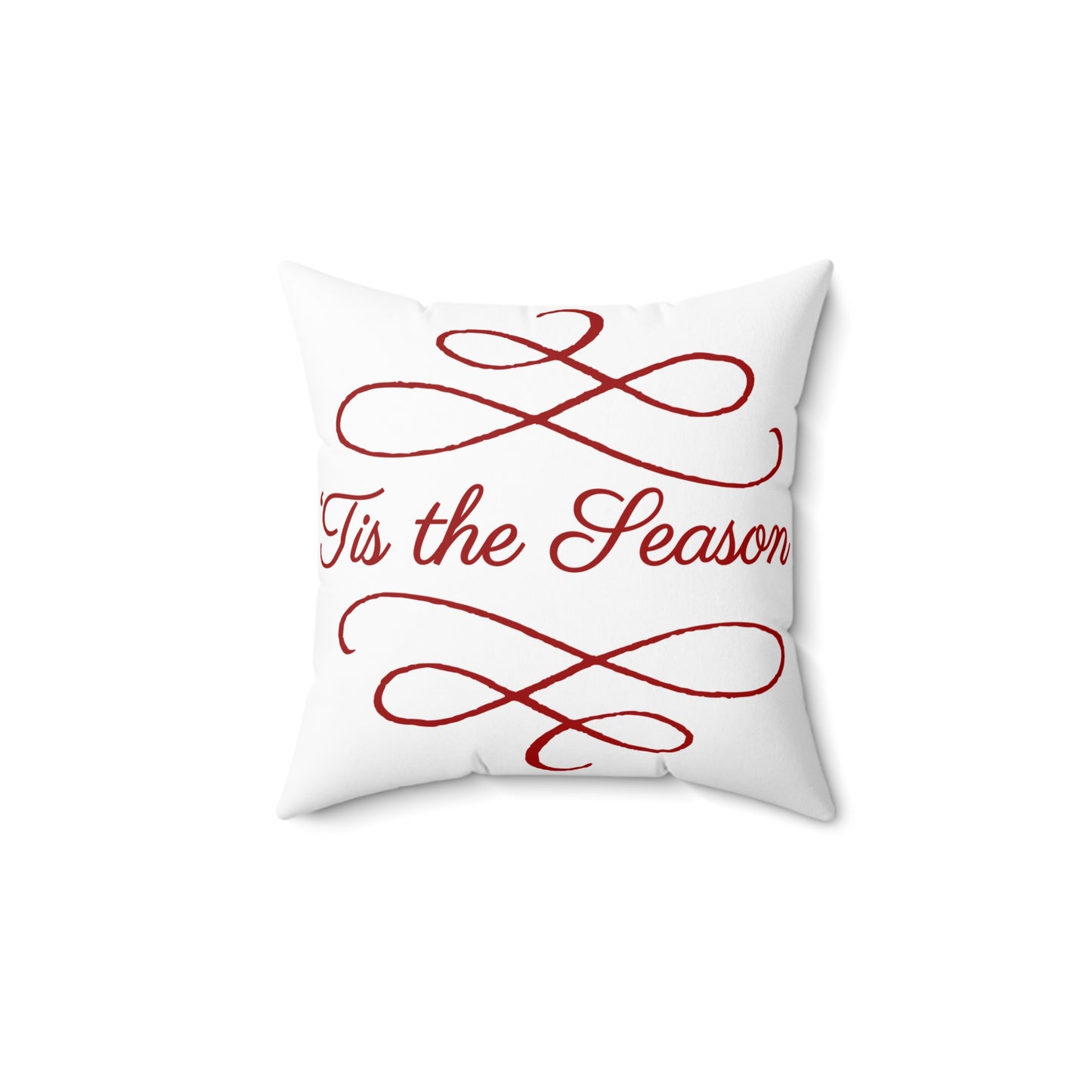 Holiday Colletion Christmas Tis the Season Square Pillow