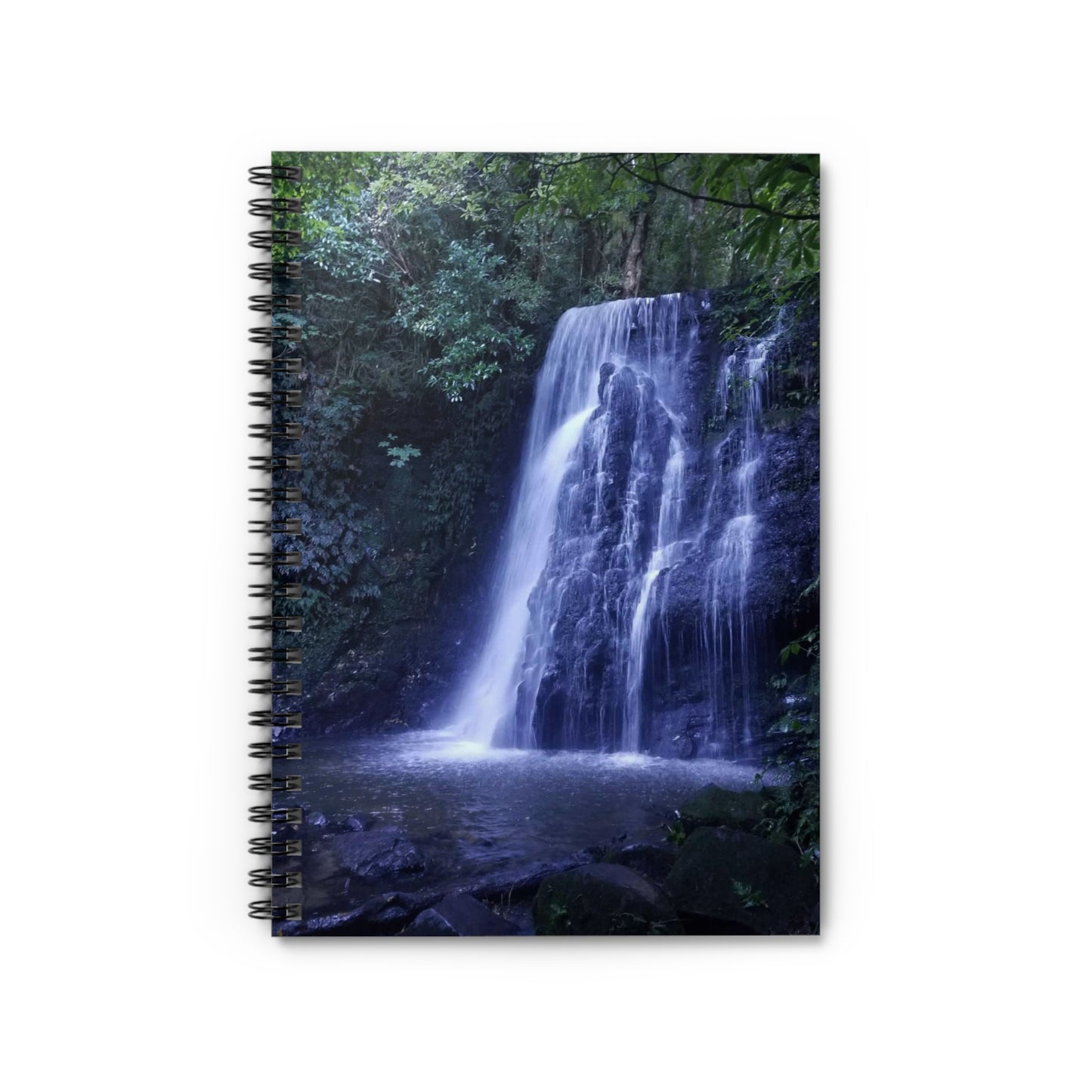 In The Wild Collection -Spiral Notebook - Waterfall