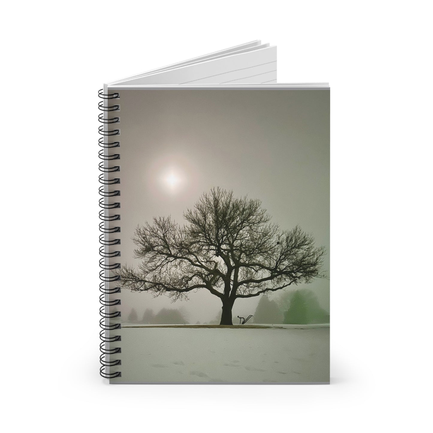 In The Wild Collection - Spiral Notebook - Morning Fog