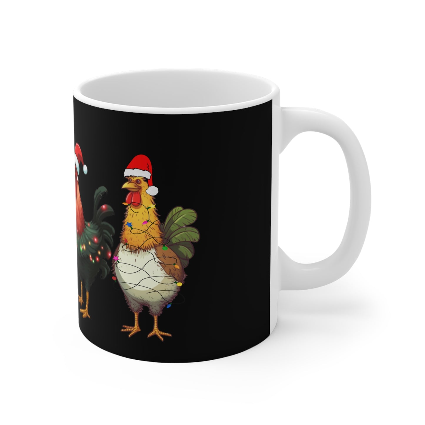 Holiday Collection Mug - Christmas Chickens