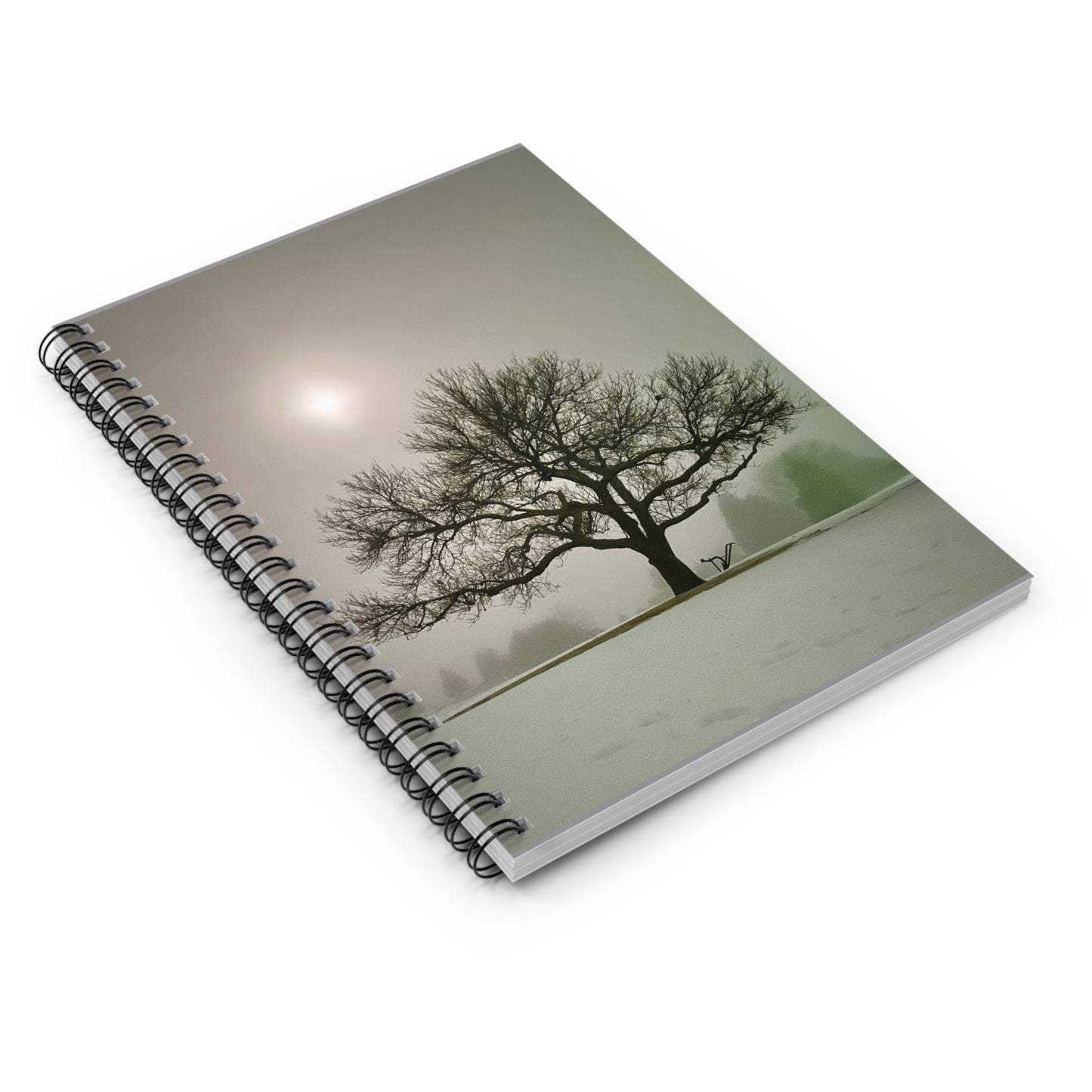 In The Wild Collection - Spiral Notebook - Morning Fog